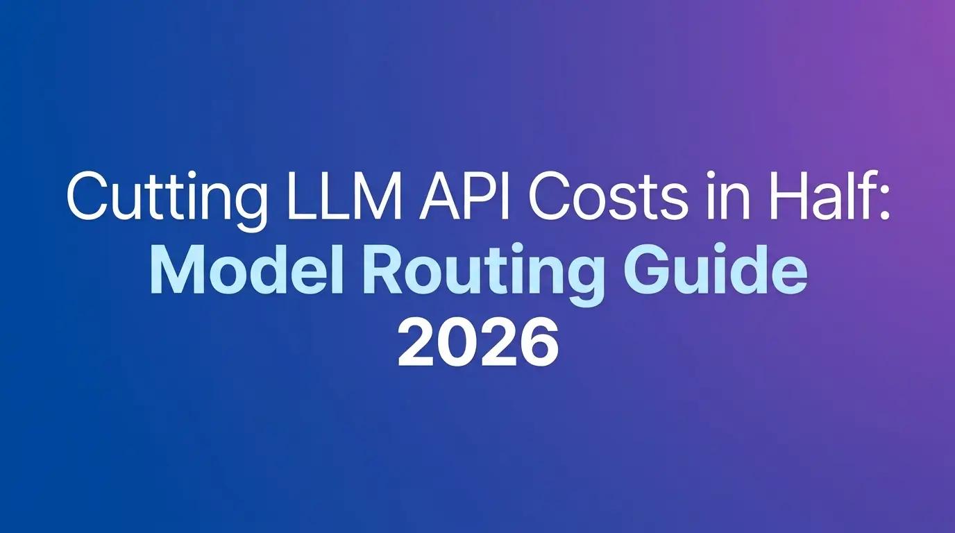 Cutting LLM API Costs in Half: A Model Routing Guide for Production Workloads in 2026