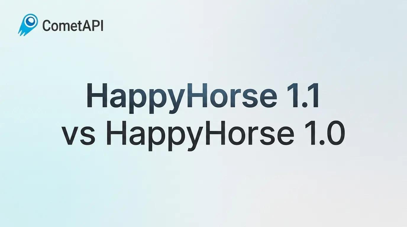 HappyHorse 1.1 ile HappyHorse 1.0: Yükseltmeli misiniz?