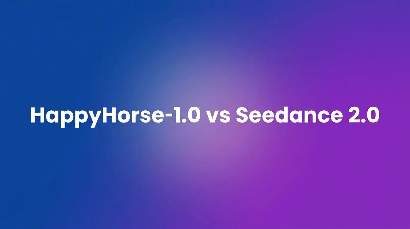 What is HappyHorse-1.0? How to Compare Seedance 2.0?