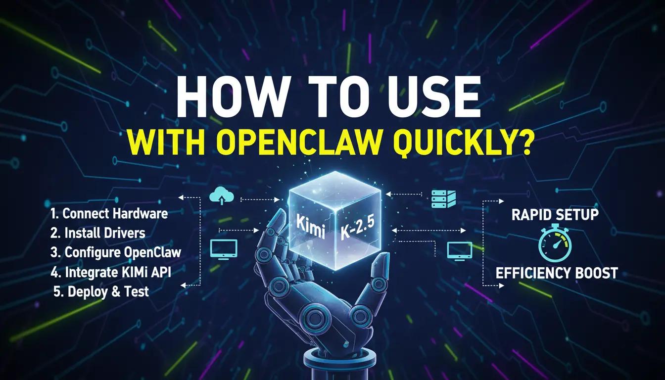 如何快速將 Kimi K-2.5 與 OpenClaw 一起使用？
