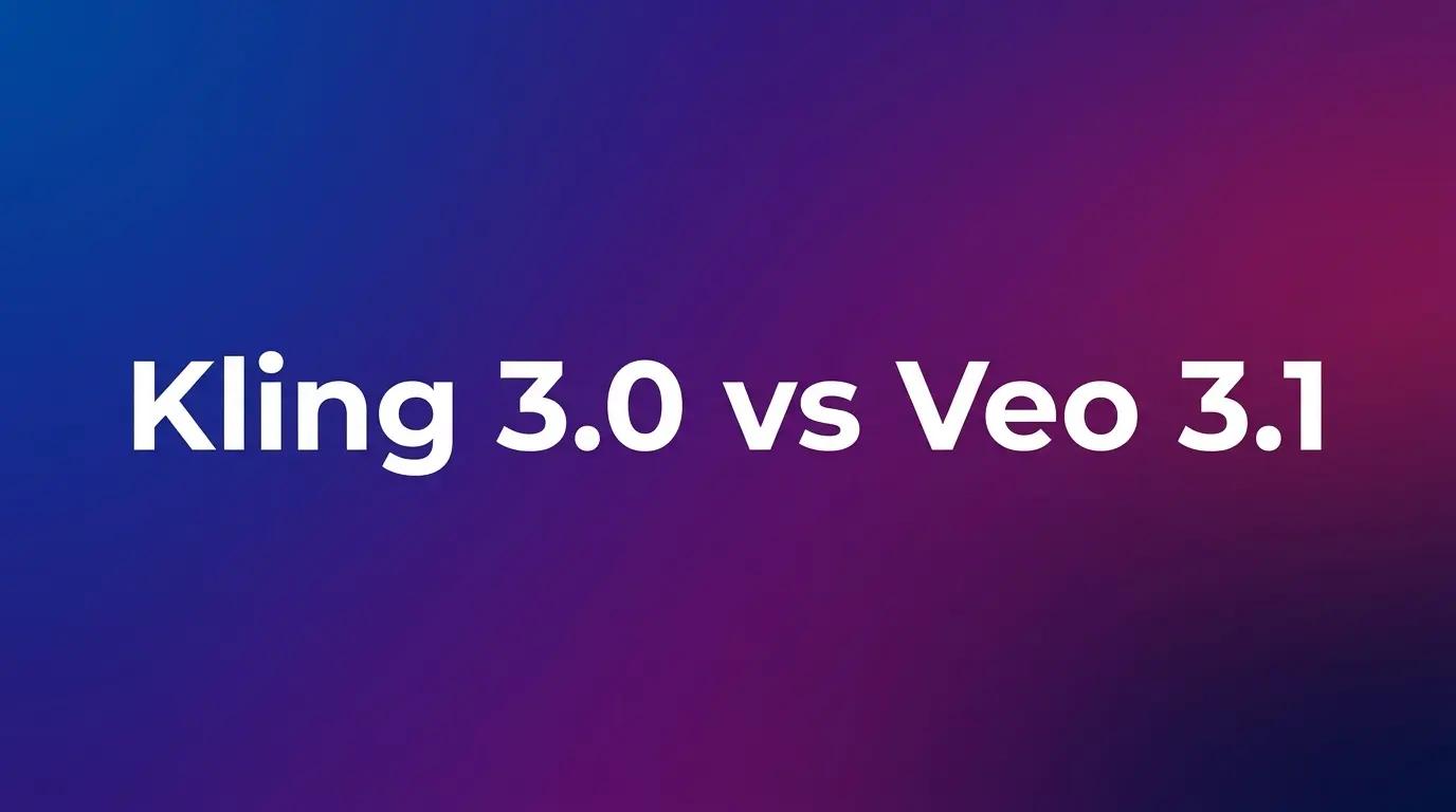 Kling 3.0 vs Veo 3.1：2026 年終極 AI 影片生成器對決