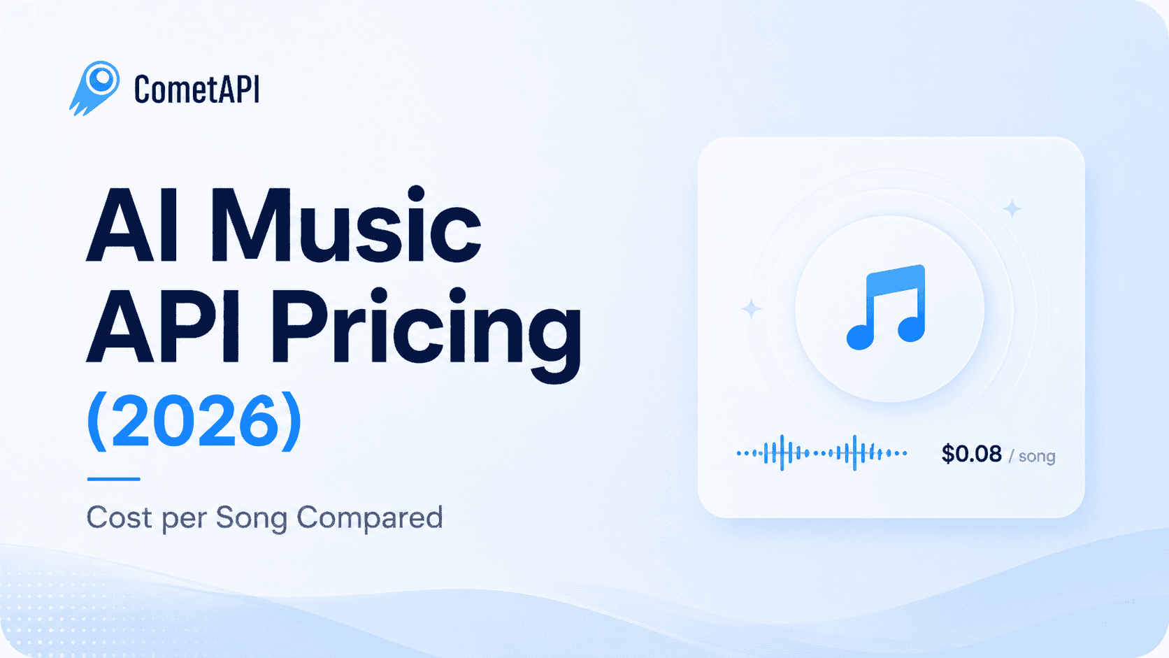AI Music API Pricing (2026): Cost per Song Compared