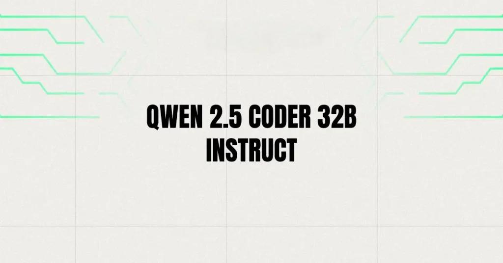 Qwen 2.5 Coder 32B Instruir API