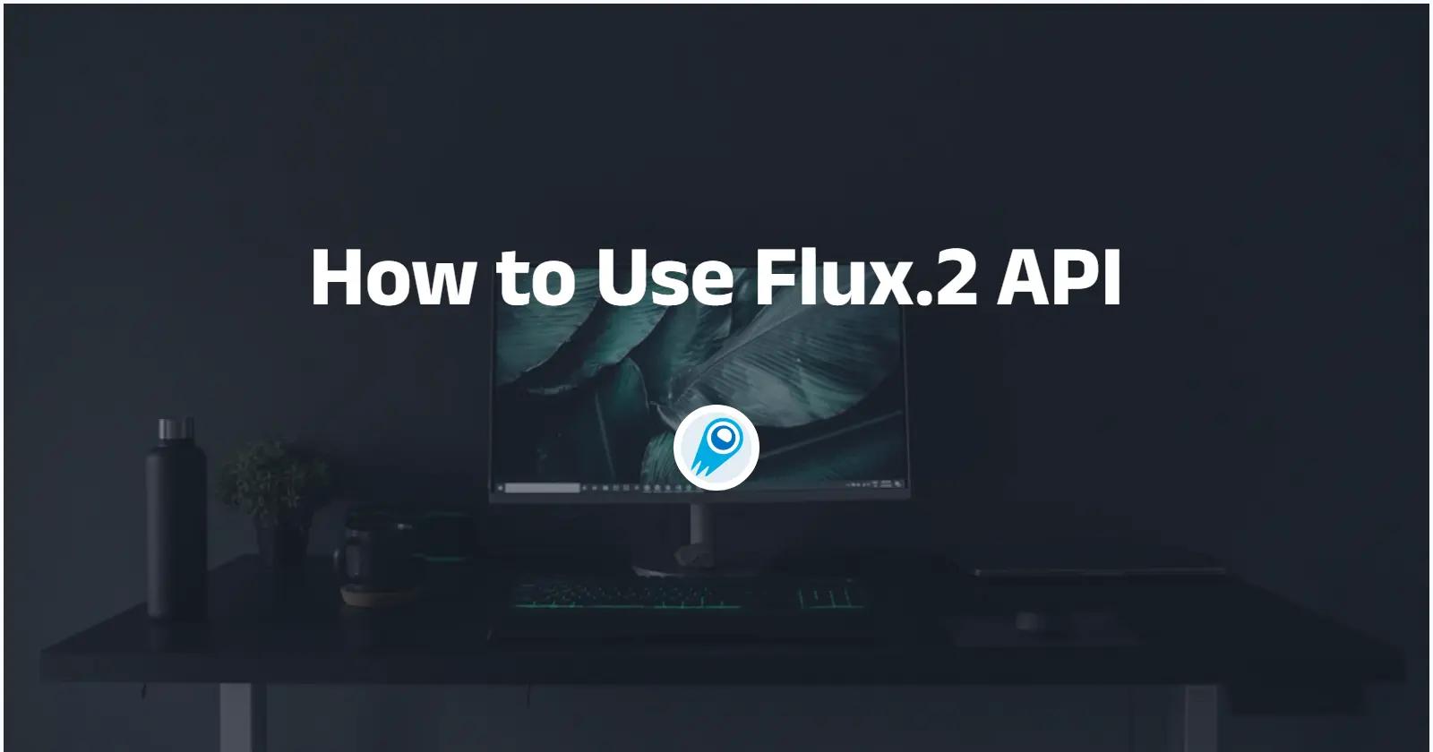 如何使用 Flux.2 API？你需要知道的一切