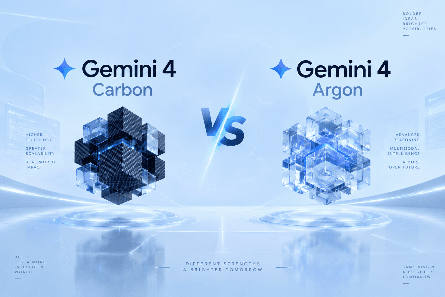 Gemini 4 Carbon vs Gemini 4 Argon: benchmark-resultater, priser og hvilken du skal vælge