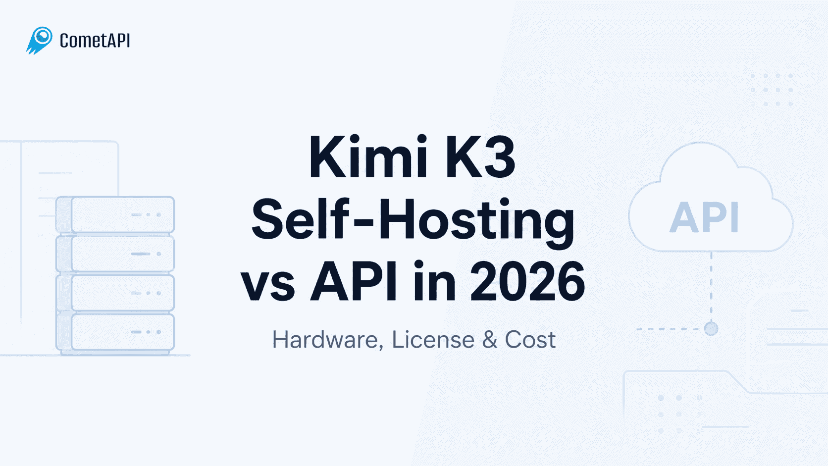 Kimi K3 الاستضافة الذاتية مقابل واجهة برمجة التطبيقات في عام 2026: الأجهزة والتكلفة