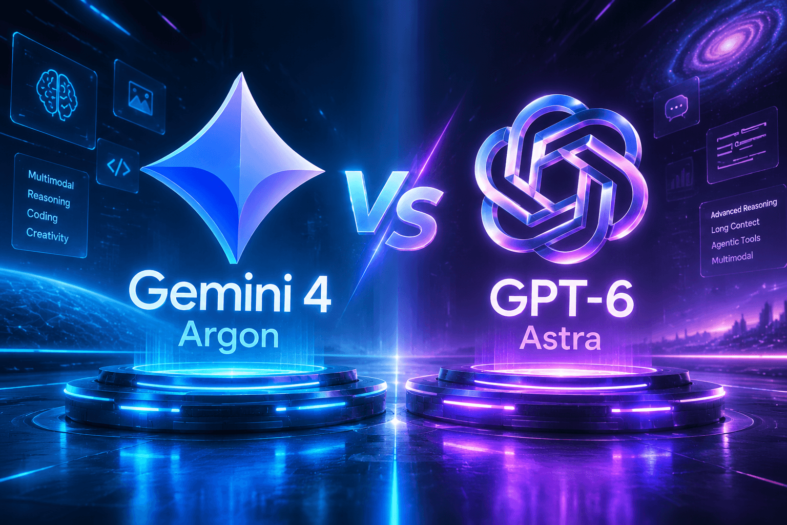 Gemini 4 Argon vs GPT-6 Astra: który model AI wybrać?