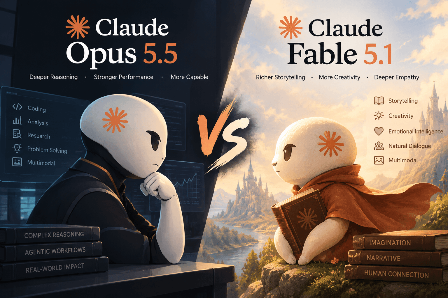 Claude Opus 5.5 vs Claude Fable 5.1: Benchmark, costi e guida alla scelta