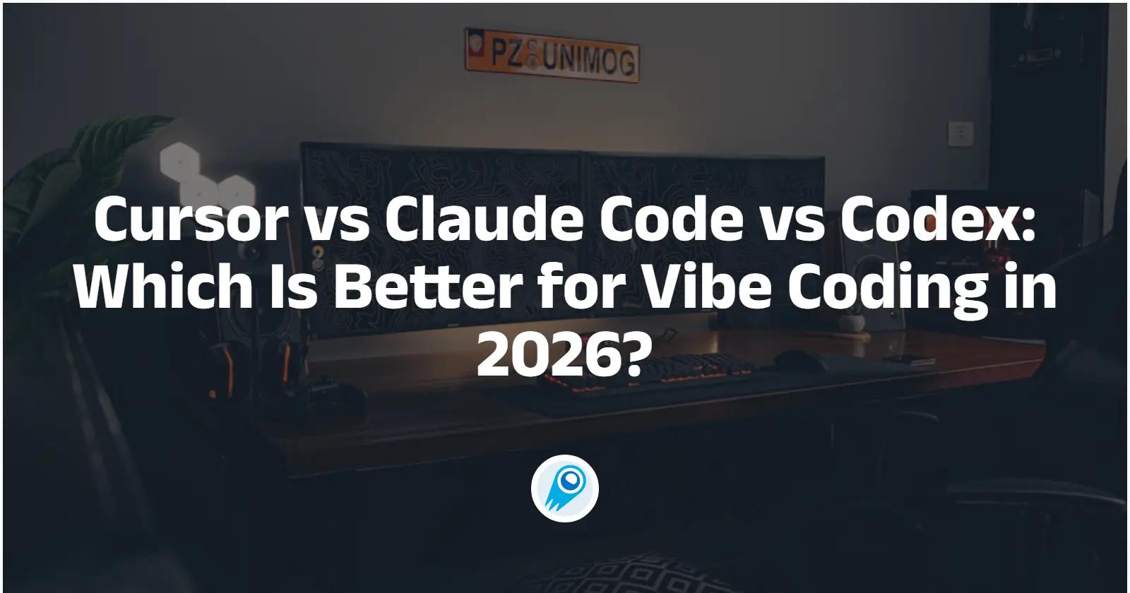 Cursor vs Claude Code vs Codex: Which Is Better for Vibe Coding in 2026?