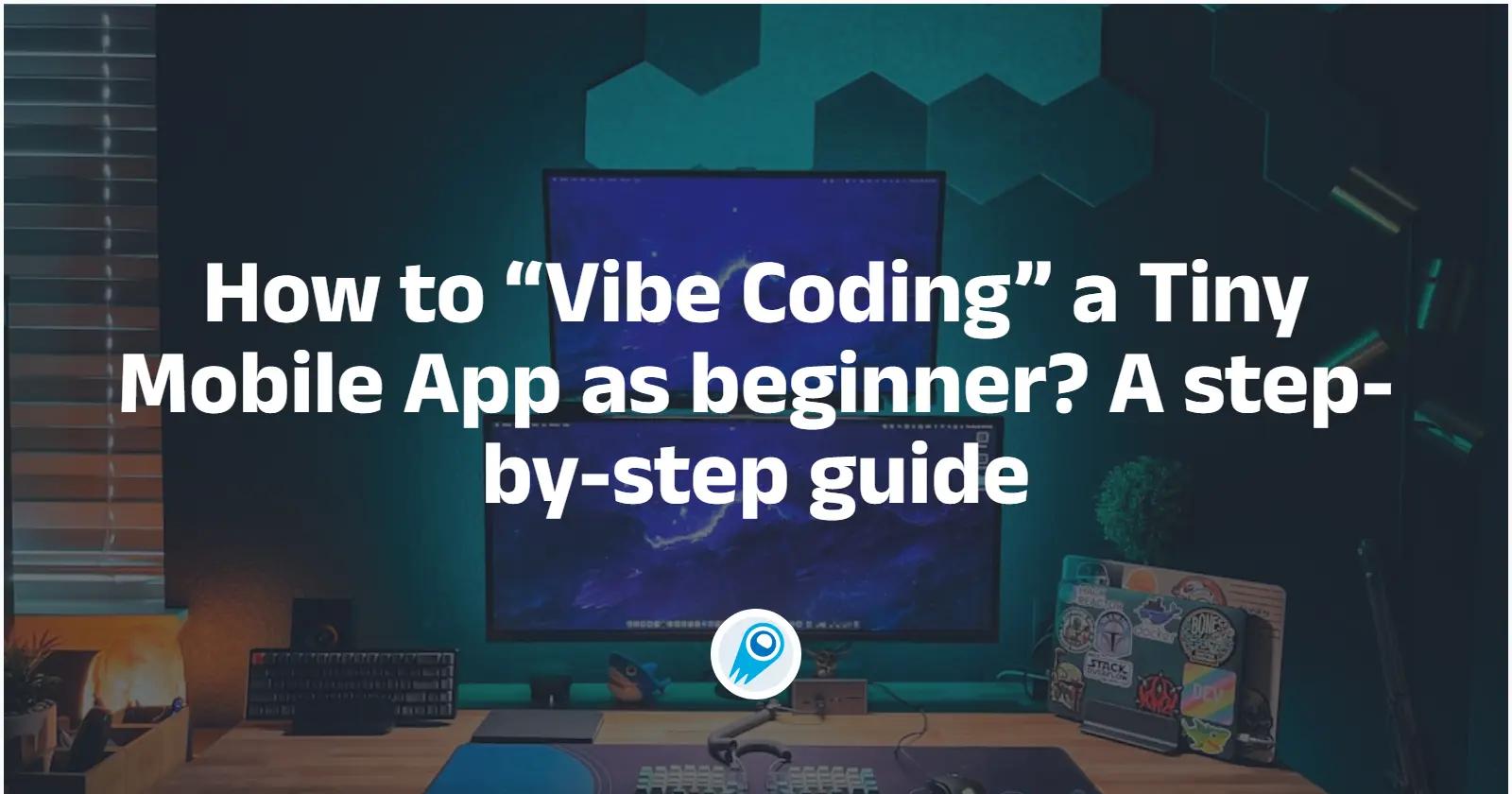 วิธี “Vibe Coding” แอปมือถือขนาดเล็กสำหรับผู้เริ่มต้น