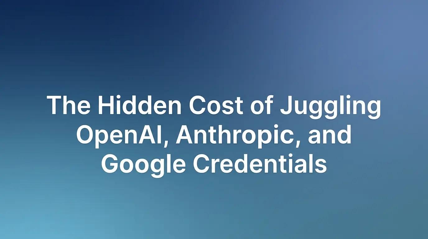 Kos tersembunyi mengurus pelbagai kelayakan OpenAI, Anthropic dan Google