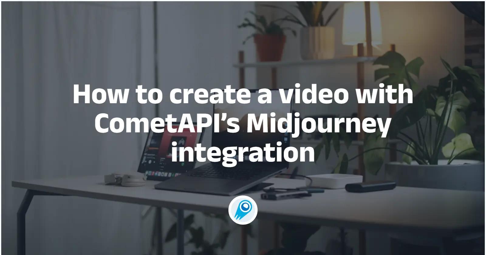 How to create a video in midjourney API