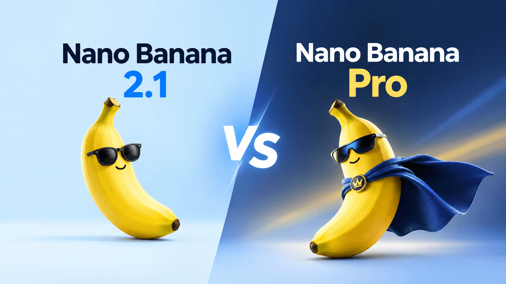 Nano Banana 2.1 vs Nano Banana Pro: Comparação e testes de prompts