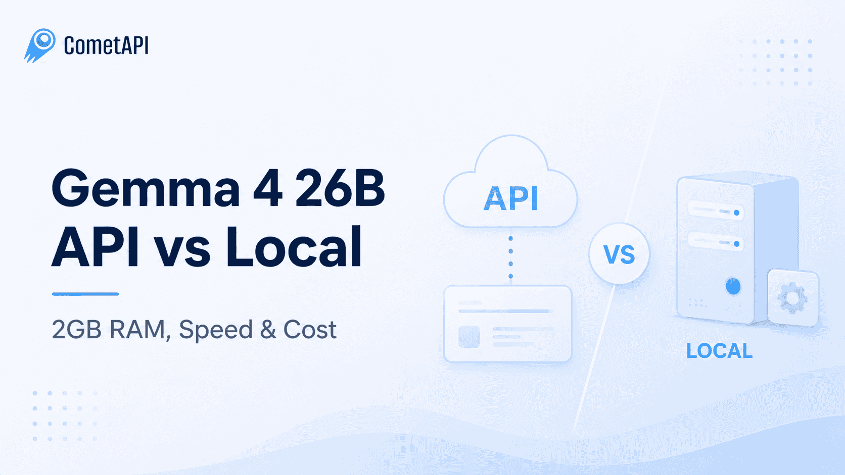 Gemma 4 26B Local vs API: 2GB Setup, Speed, and Cost