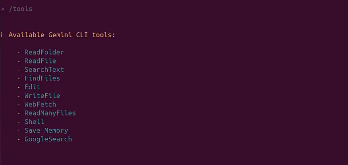 gemini cli
